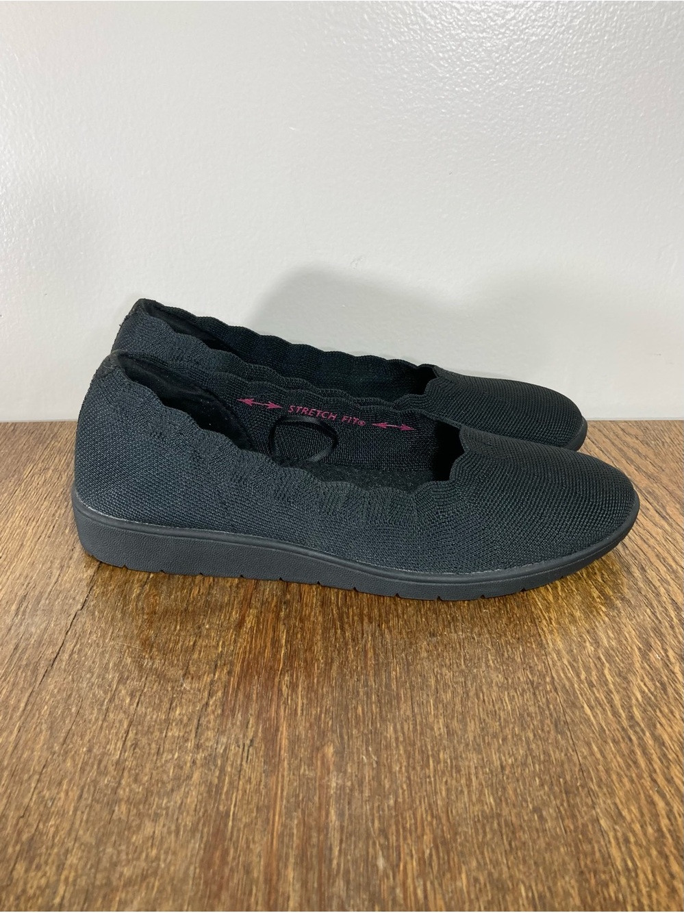 Skechers Cleo Spellbound Flex Wedge Slip On Women’s Size 6.5 Black